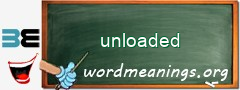 WordMeaning blackboard for unloaded